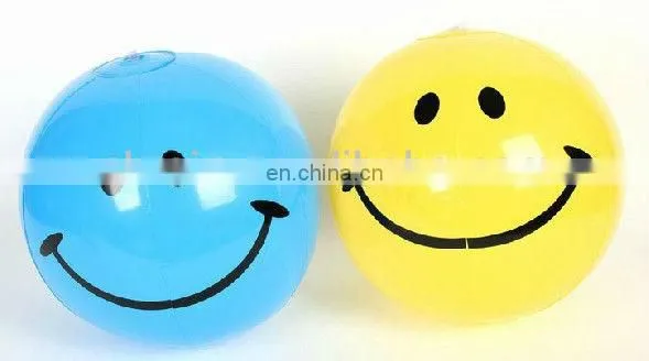 Plastic PVC Inflatable Beach Ball With Logo Printed For Advertision