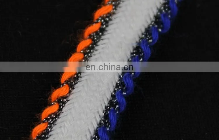 New style colorful customrized braid webbing ribbon for garment