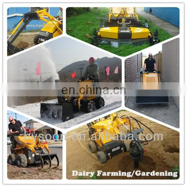 Farm Machinery CE certification mini wheel tractor loader