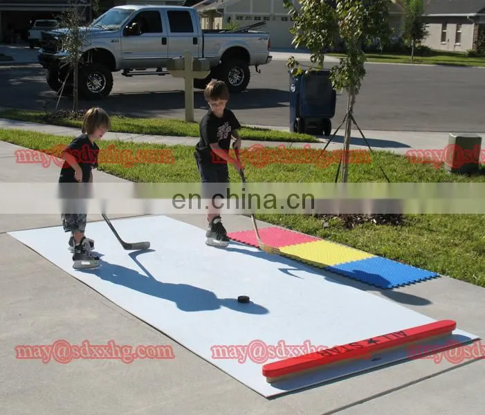 Artificial corrosion resistance HDPE hockey skill pad hockey shooting pad