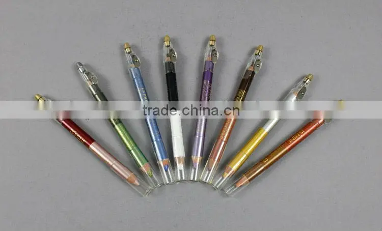 16 colors waterproof colored eyeliner pencil