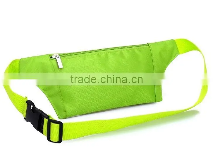 Outdoor Climbing Cycling Camping Travel Waterproof Polyester Ultra-thin Waist Pack Mobile Phone Bag Runner Belt