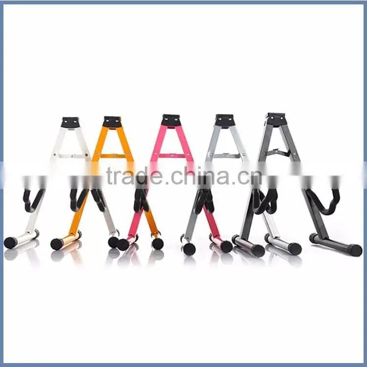 Black vertical guitar stand