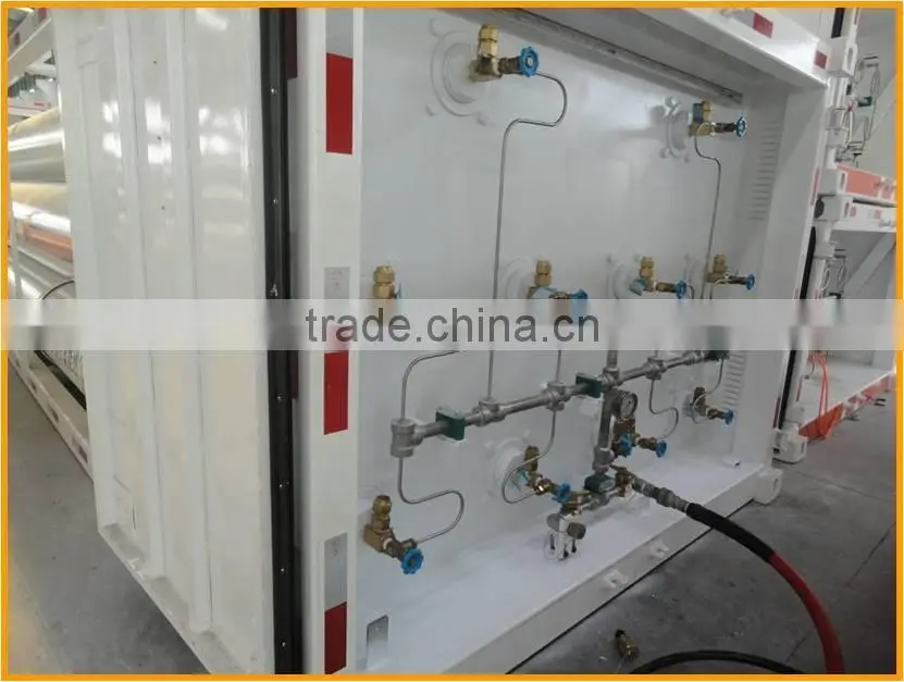 2014 products 8 tubes 25Mpa tube trailer