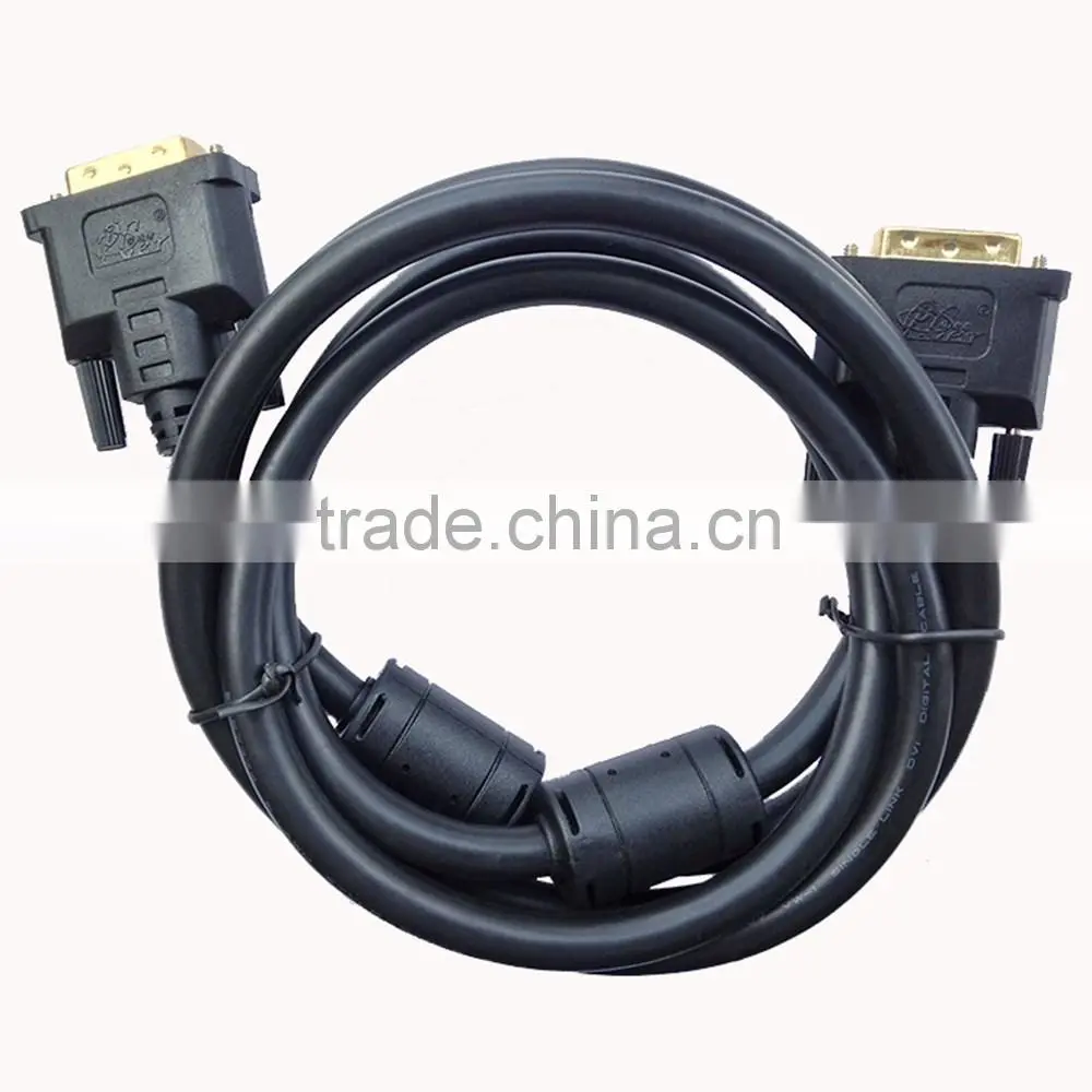 GOOD COMPATIBILITY 24+1 MALE TO MALE DVI CABLE FOR COMPUTER/TV