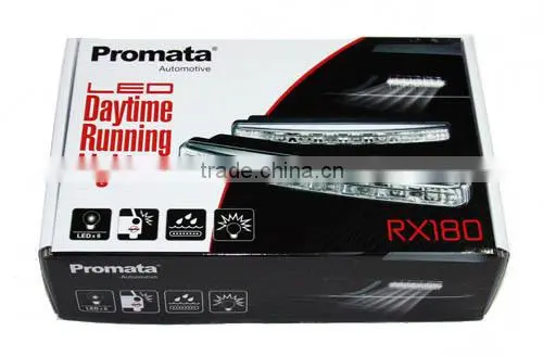 RX180 8 LED Car day running light, hotsale super bright high lumen drl