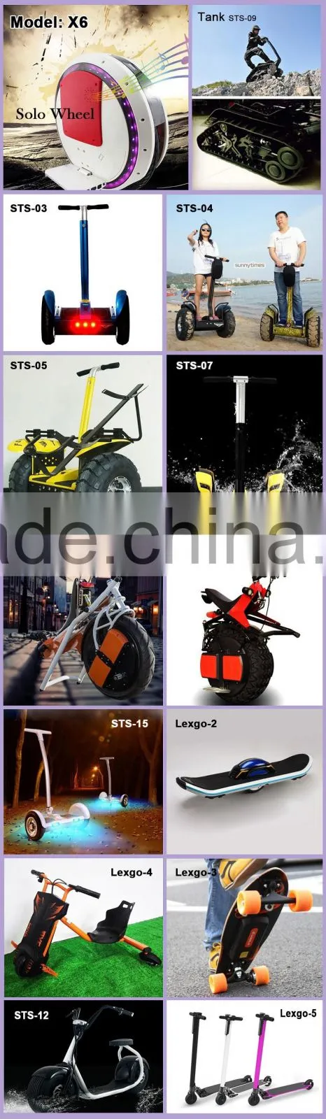 Sunnytimes Two Wheels Self Balancing Electric Scooter Hoverboard Metal Frame