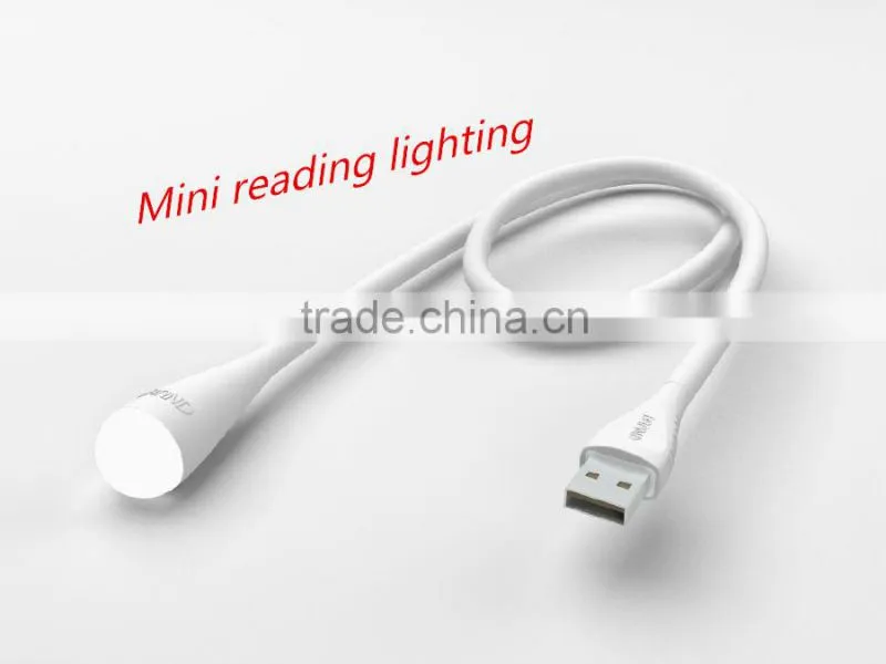 mini reading lighting Bule 0.5w DC 3V black bendable easy carrying