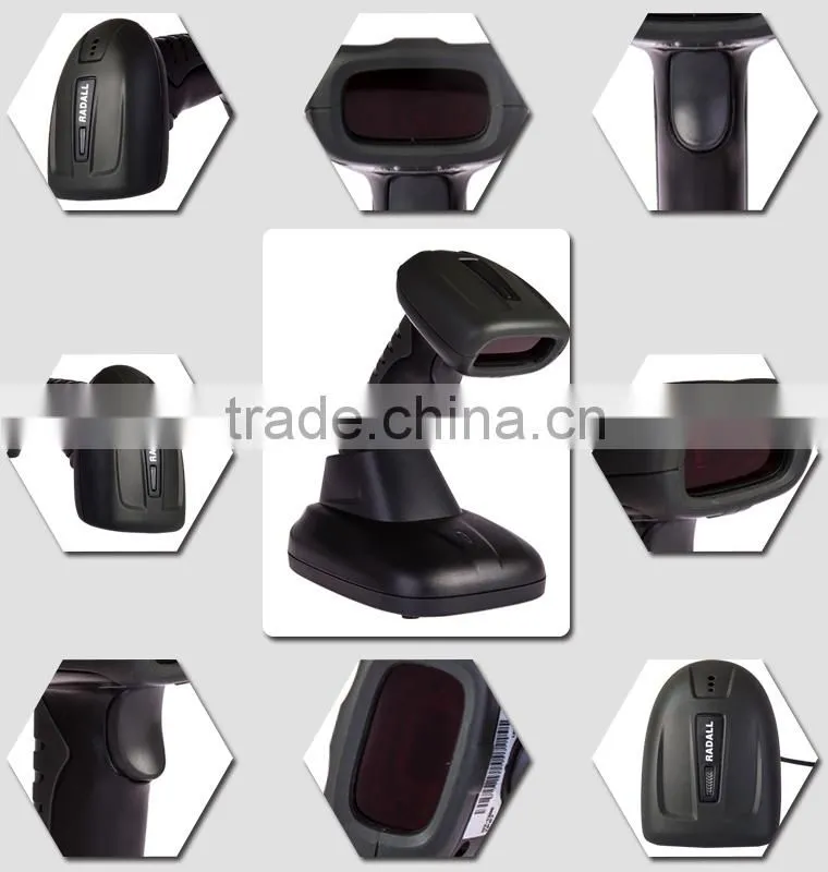 RD-6860W High Speed 32 Bite Water Proof Wireless Barcode Scanner With Chargeable Base