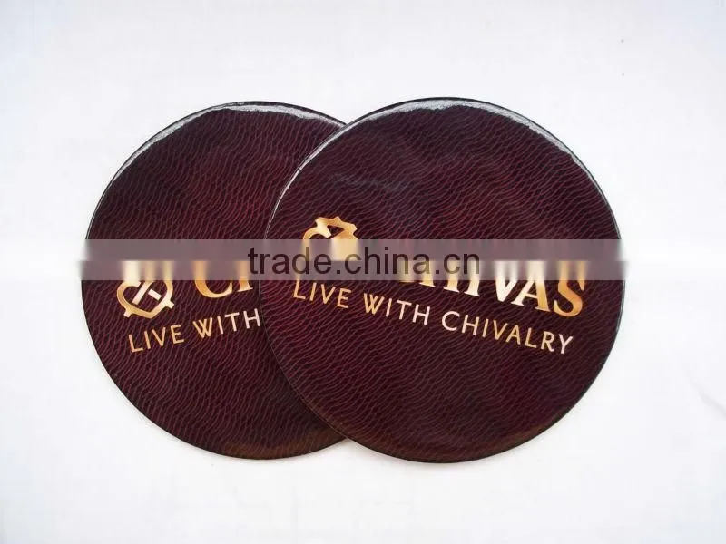 custom printed bar coasters, cardboard bar coasters die cut shape