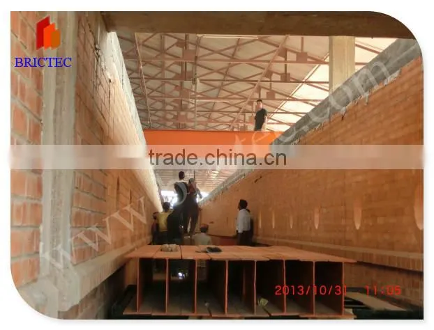 High capacity automatic clay brick kiln machine