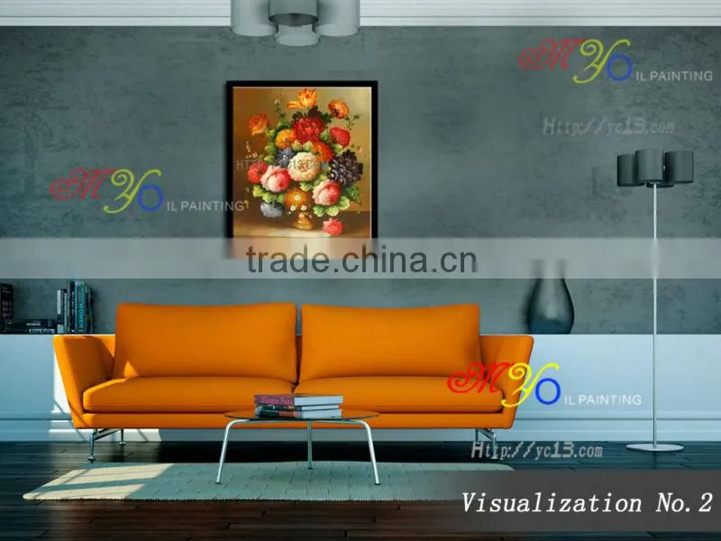 new handmade flower daisy oil painting on canvas