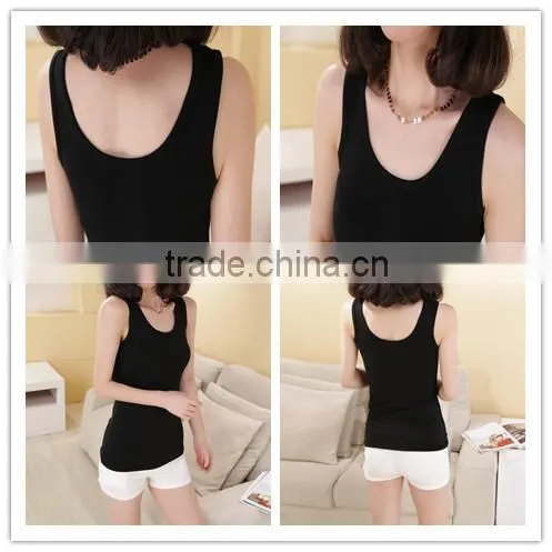 2014 custom sex style tank top for women /vest for ladies From China Garment Factory