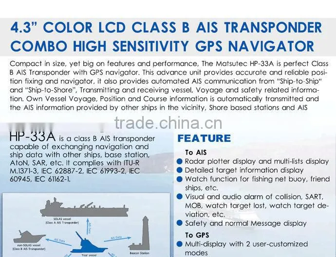 Hot sale AIS Transponder HP33A