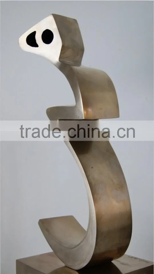 modern abstract metal garden art landsape outdoor sculpture stainless steel sculpture
