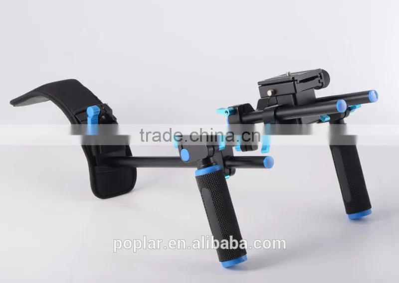 5D2 5D3 7D DSLR Rig Rigs Video Shoulder Camera Support Stabilizer Follow focus