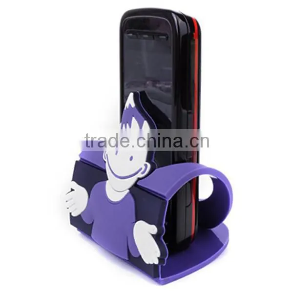 3D PVC Mobile Phone/Cellphone Display Stand Holder for Table