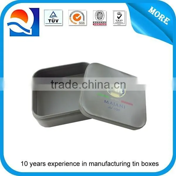 small blank metal tins for consumer electronic