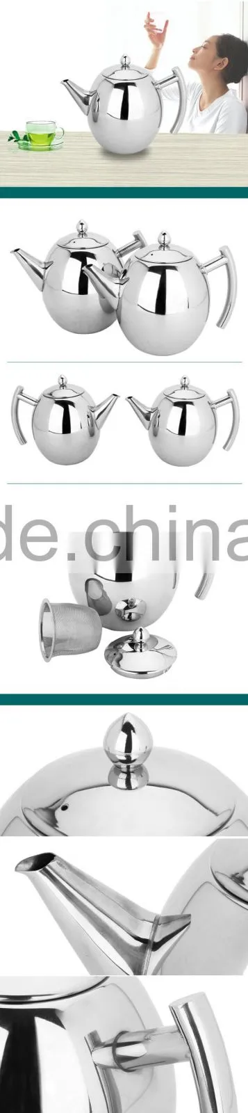 2016 Chinese Restaurant Stainless Steel Tea Pot coffee pot tea kettle