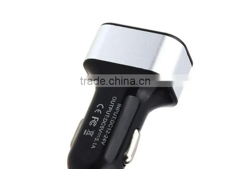 8 years experience 2016 new Premium 5V 2..1A Smart IQ Fast Charge 3 USB Port Car Charger made in china