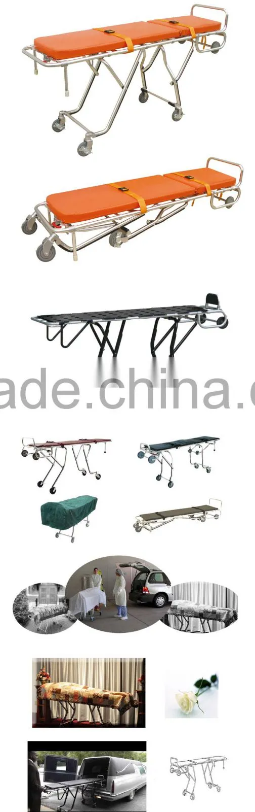 Funeral Mortuary Cot Stretcher Manufacturers suppliers