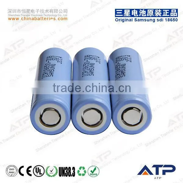 Wholesale li-ion rechargeable battery / 3.7v isr18650 battery / 3.7v isr18650 samsung battery
