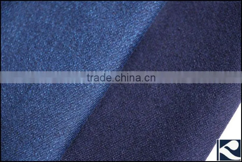 Cotton polyester knitting denim fabric