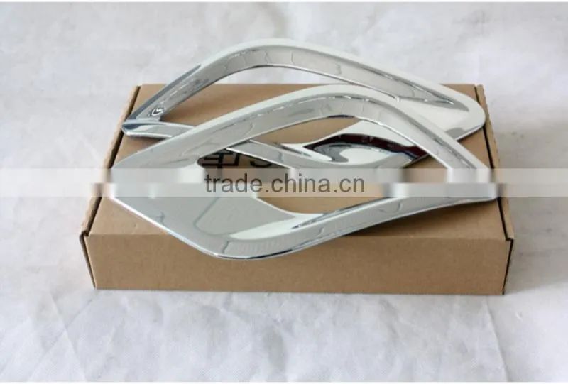 For buick encore 2012+Tail Rear Fog light Foglights Lamp Cover Trim Chrome 2pcs