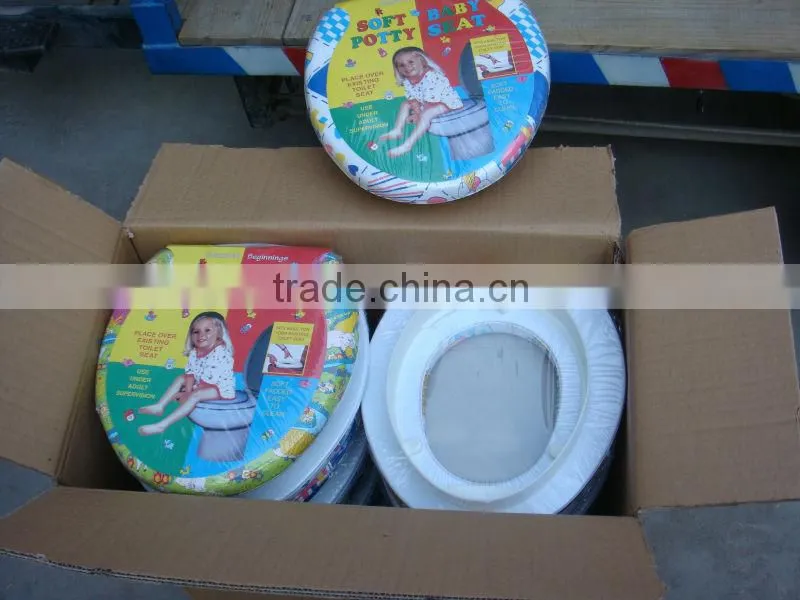 Pattern design self-cleaning children high-class PVC toilet seat