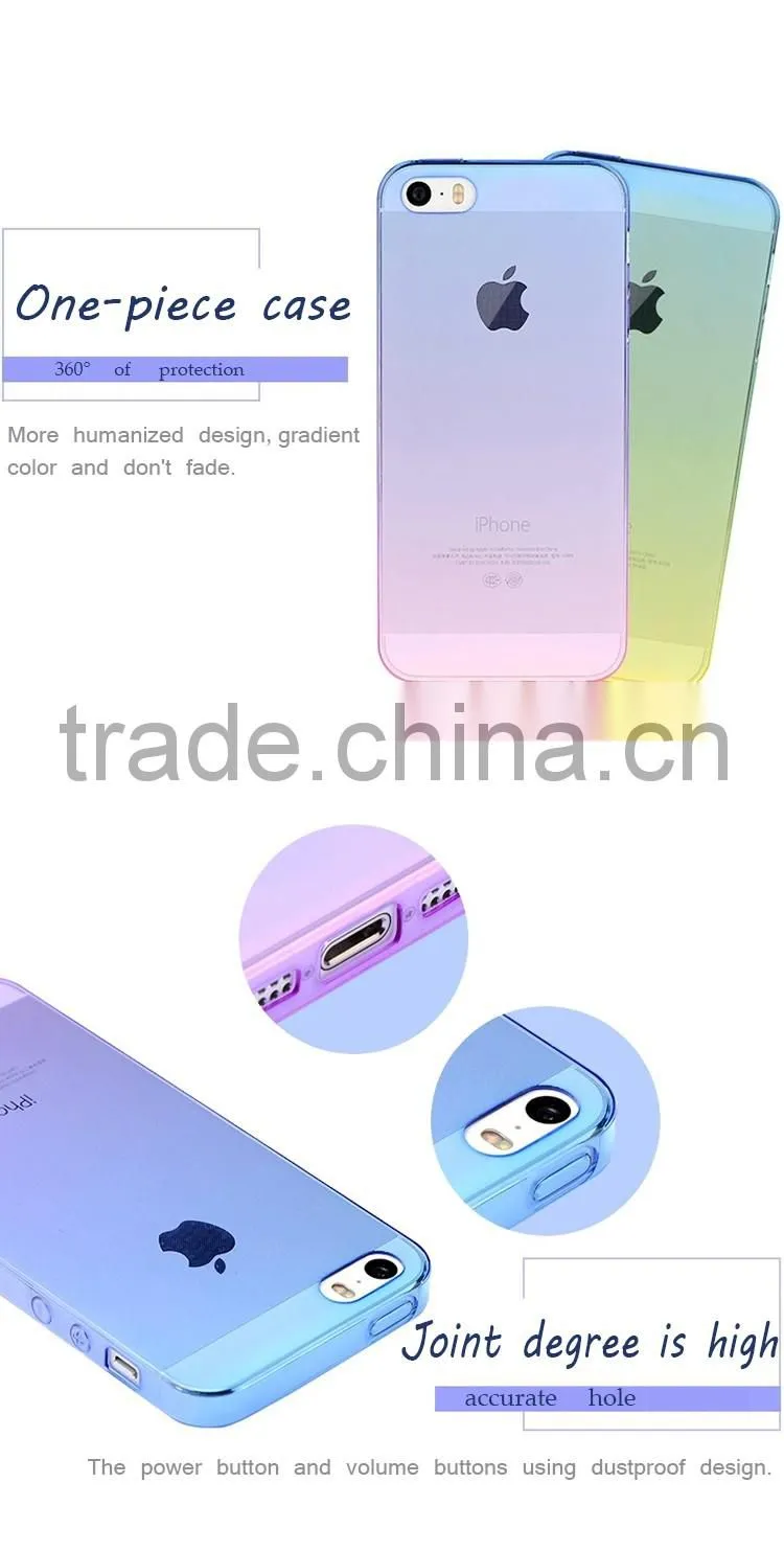 0.3mm 3d silicone phone case electroplating tpu case universal silicone phone case color changing phone case for iphone6,6plus