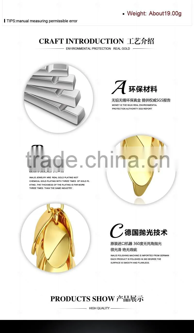 fashionable 18K gold plated jewelry earring 2015