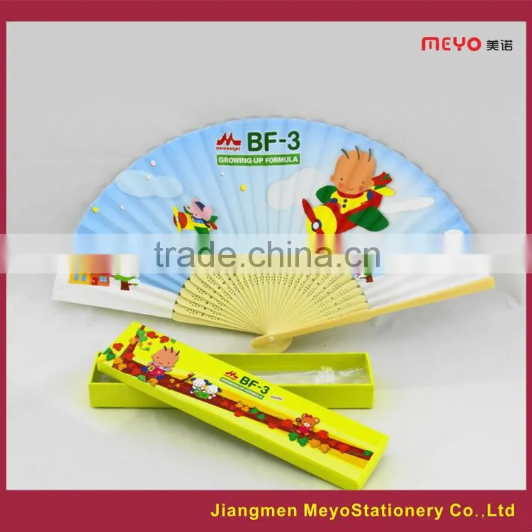 2015 Unique Gift Decorative Bamboo Folding Paper Fan