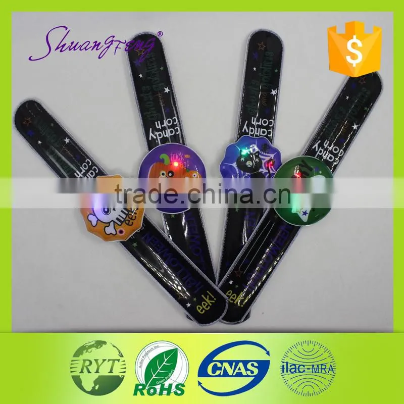 Newest custom logo with light kids LED light bracelet
