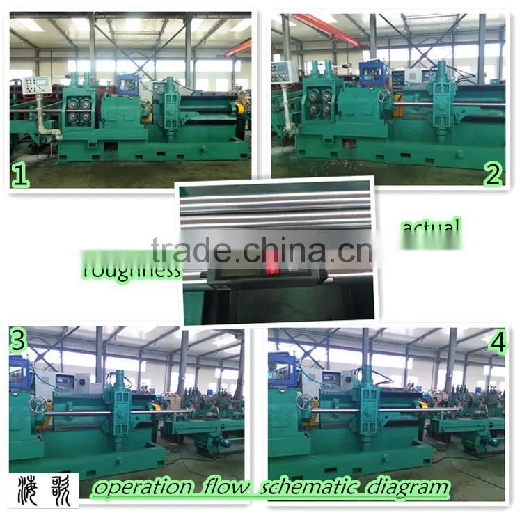 cnc machine equipment centerless lathe peeling bar
