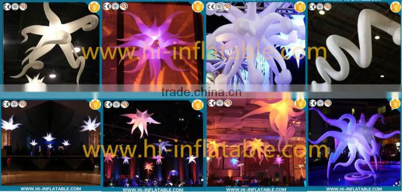 vivid wedding stage decoration inflatable star for sale