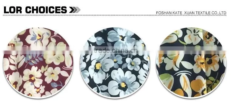 Wholesale print rayon floral fabric for rayon dresses