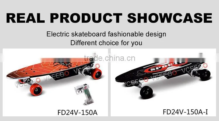 Awesome gorgeous ss body electric skateboard 800w with brushless motor hight quality