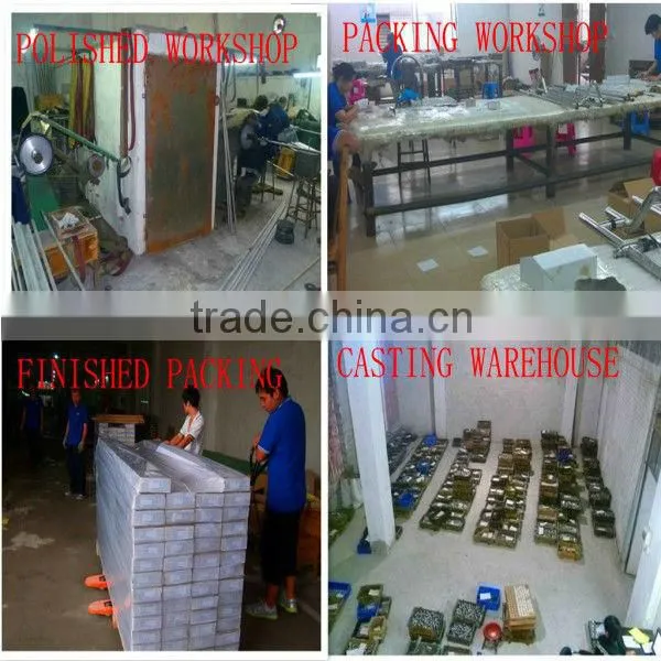 round tube glass door handle lock