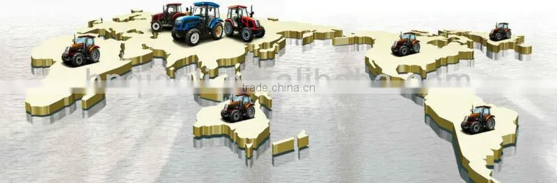 strong brake momentum QLN 55hp 4wd farm wheeled traktor(farm implements are available)