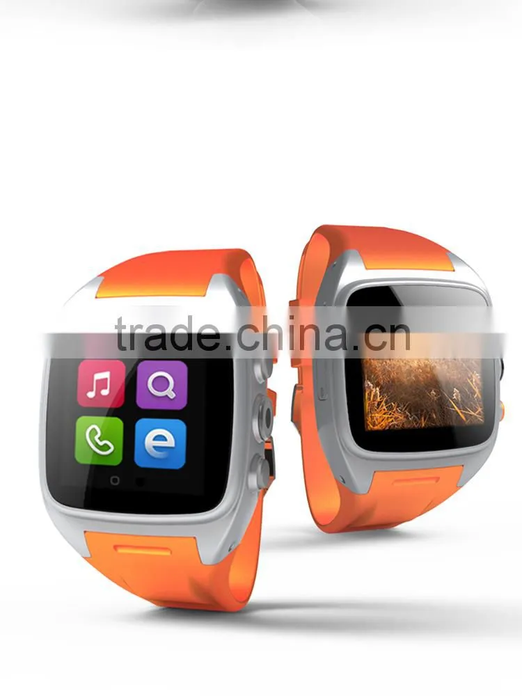 G-sensor E-Compass Gyroscope 1.54 inch 3G WIFI bt 4.0 MTK watch