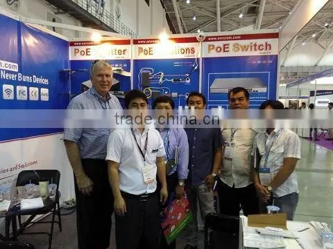100m Fast Ethernet PoE extender support IEEE802.3af,15.4watts