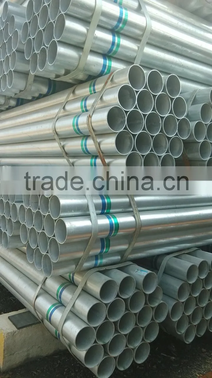 Hot dip galvanized round steel pipes YS96