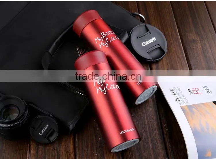 Home Office Business Stainless Steel Vacuum Thermal Dull Polish Warm Travel Mug Cup Bottle