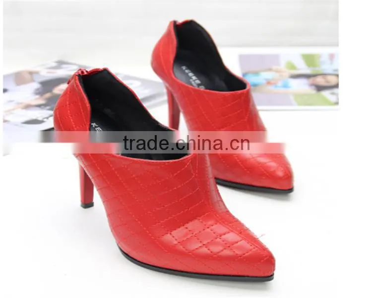 no lace boots high heel boot European boots sale