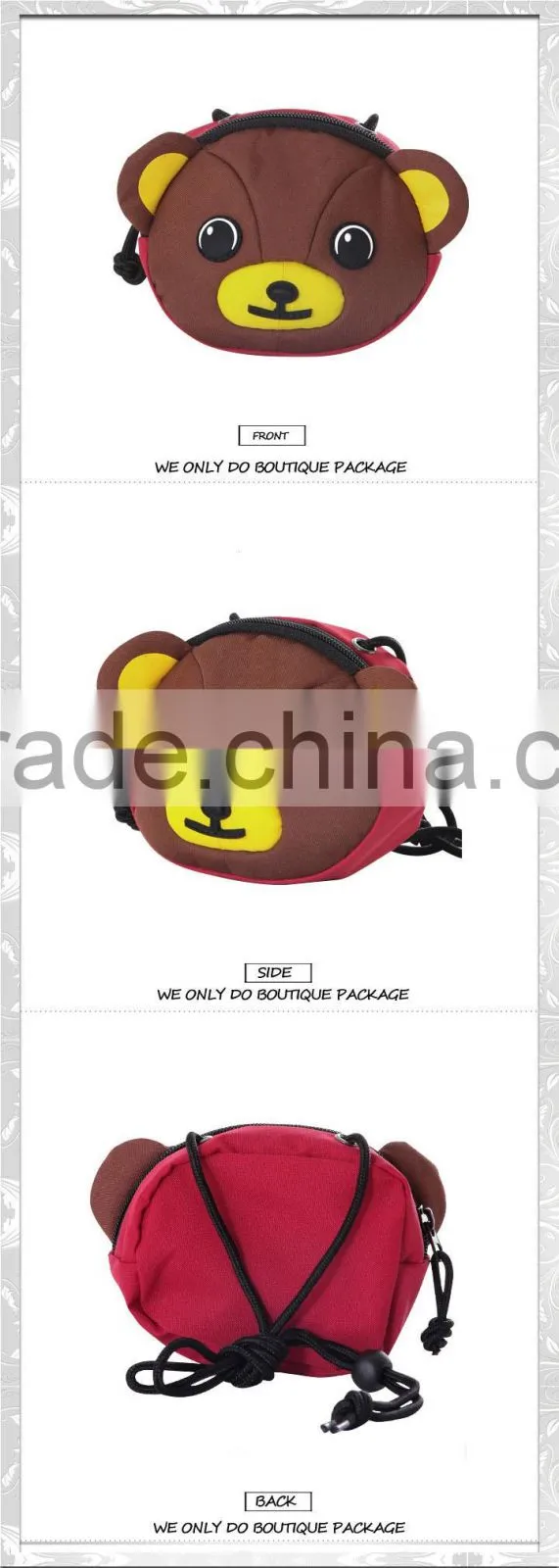 XF B-028 new style children bear purse bag