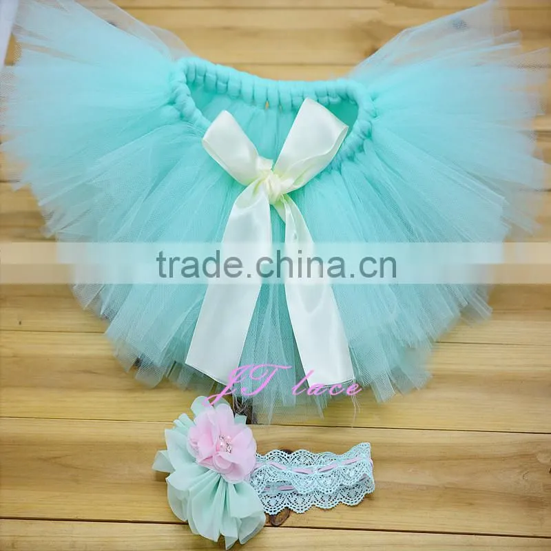 Baby Girl 1st Birthday Outfit, Aqua Birthday Tutu Outfit, Girls First Birthday Outfit - CUSTOM Choose Your Age 1-12