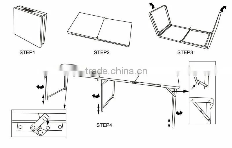 8ft folding beer pong table / A customized beer pong table / 8ft folding table