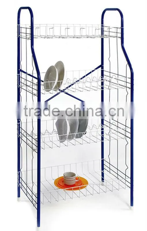 Reasonable price 4-Tier metal dish drainer
