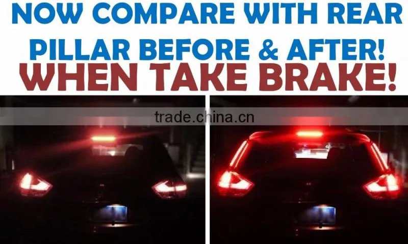 BODY KIT Signal BRAKE Rear Trunk Lamp Pillar Light For NISSANN X-TRAIL