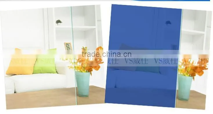 factory direct sale dark blue window film,pet home docorative glass film